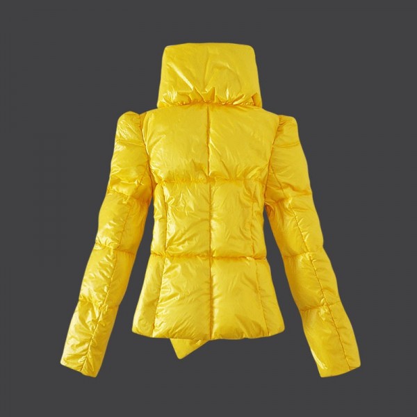 Moncler Donna Giù cappotto giallo Presa M1006